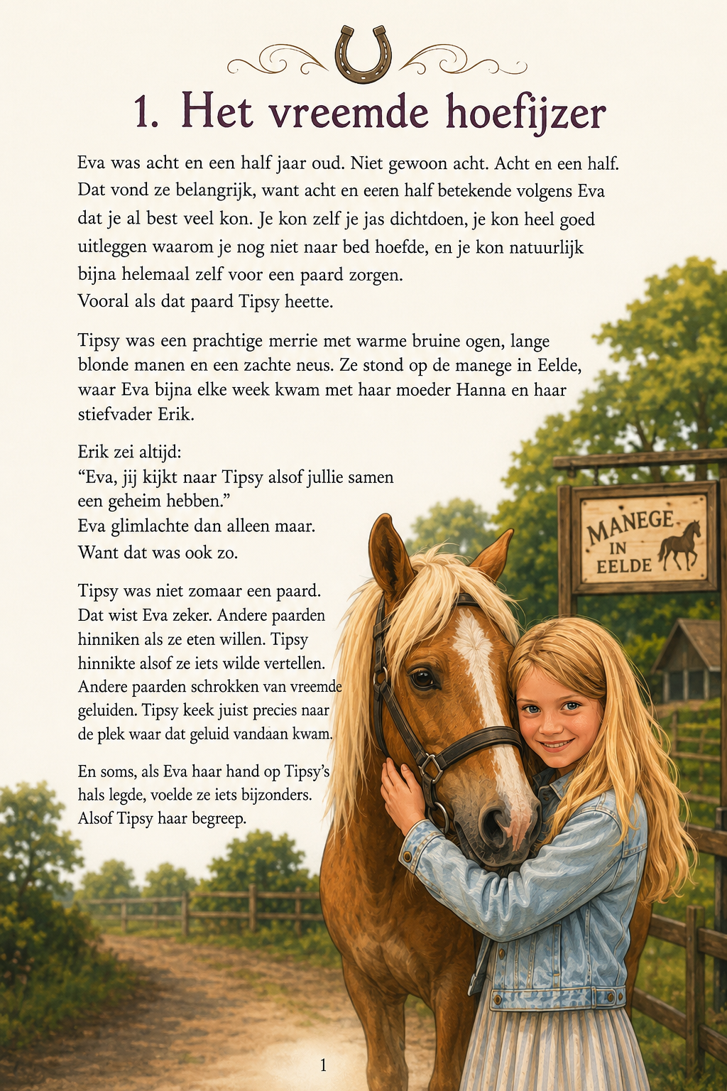 Pagina 1: Het vreemde hoefijzer